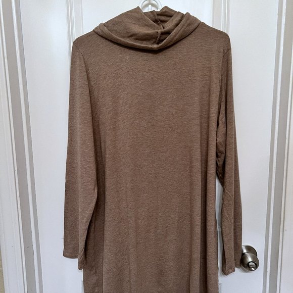 J Jill Brown Pure Jill Tunic Shirt NWOT - Size L - Picture 4 of 8